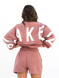 Isabel Oversized Sweater - Blush Brown