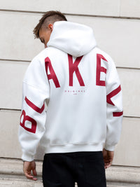 Idris Oversized Hoodie - Flat White