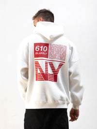 Tribeca 610 Relaxed Hoodie - Flat White