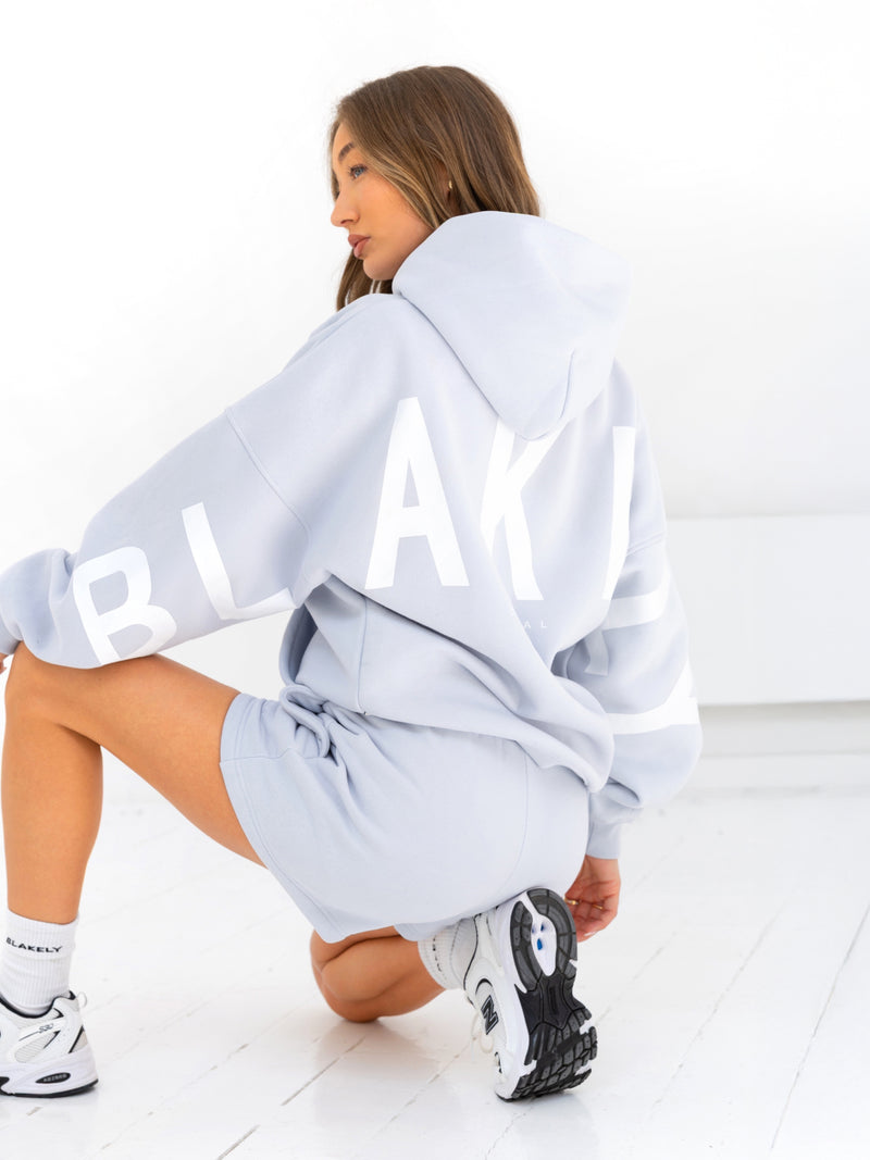 Isabel Oversized Hoodie - Pale Blue