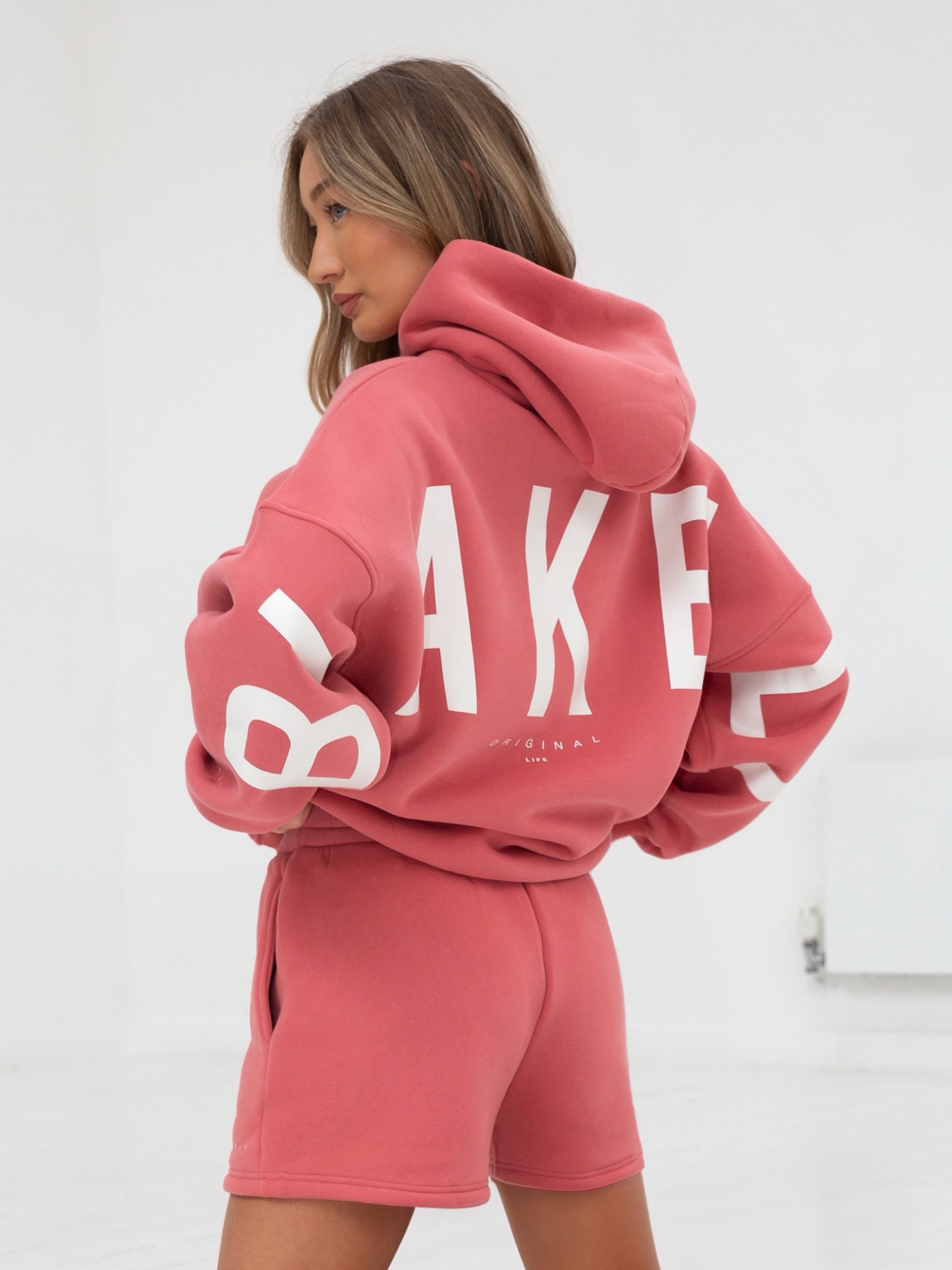 Buy Blakely Sunrise Coral Isabel Oversized Hoodie | Free delivery