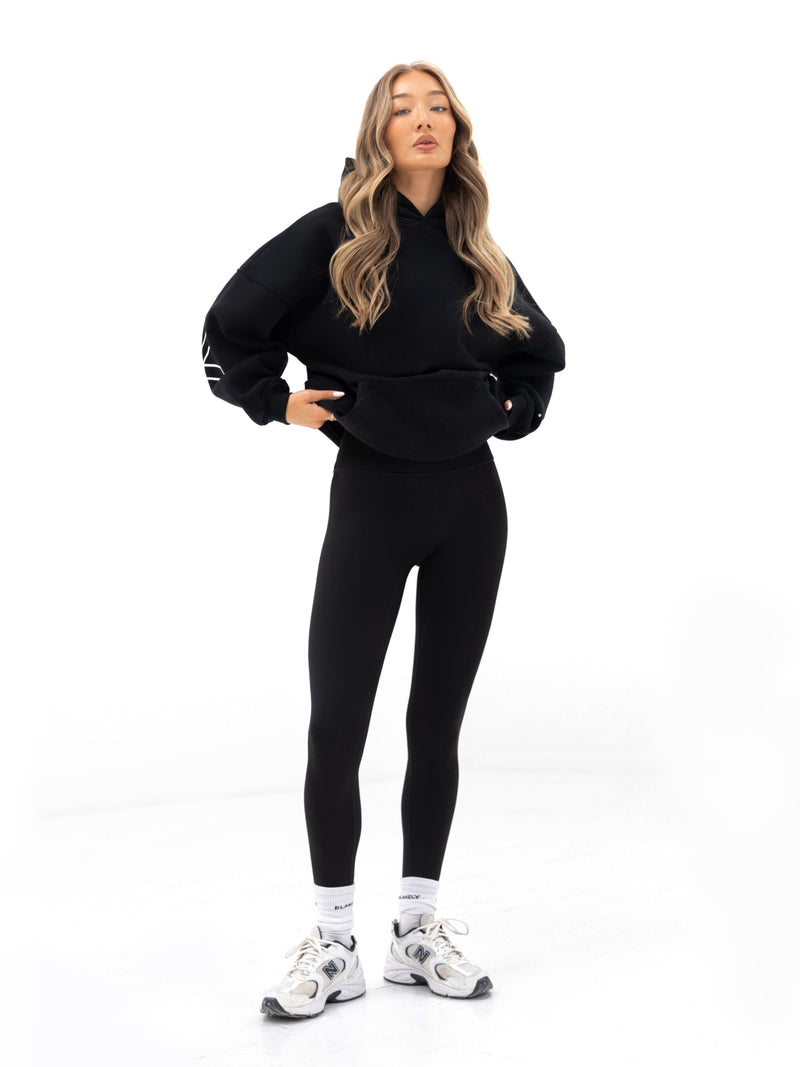 Outline Isabel Oversized Hoodie - Black