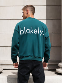 Enzo Relaxed Sweater - Deep Green