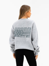 Naomi Oversized Sweater - Marl Grey