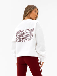 Naomi Oversized Sweater - Flat White