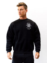 Apex 610 Relaxed Sweater - Black