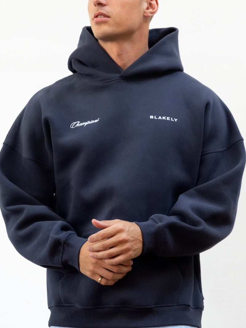 Champions Legacy Relaxed Hoodie - True Navy