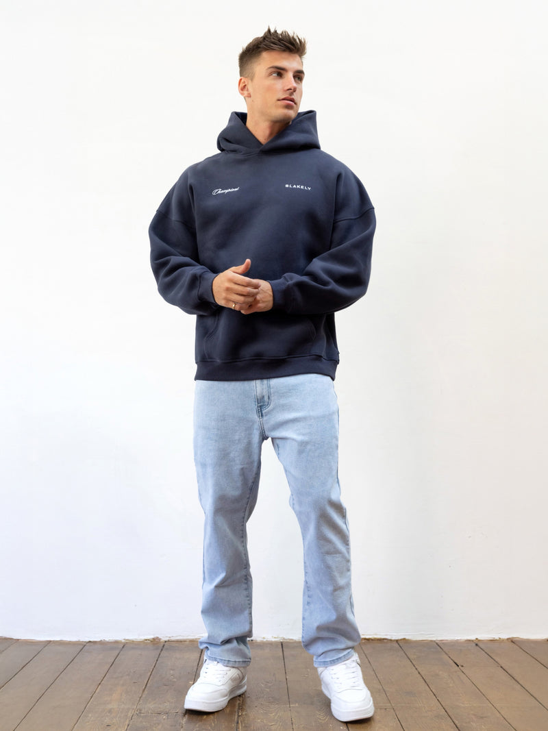 Champions Legacy Relaxed Hoodie - True Navy