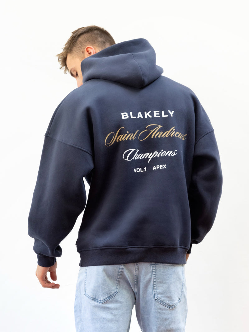 Champions Legacy Relaxed Hoodie - True Navy