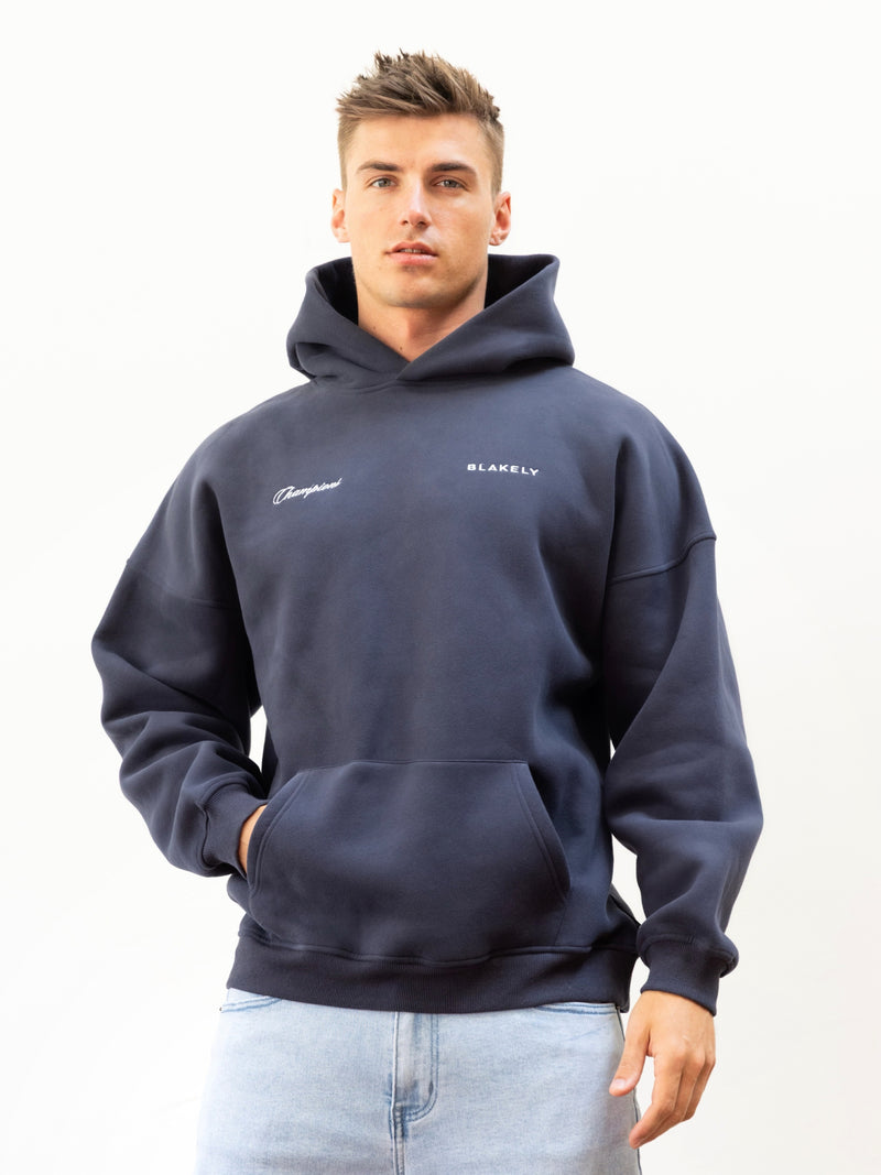 Champions Legacy Relaxed Hoodie - True Navy