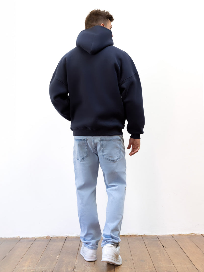 Legacy Relaxed Hoodie - True Navy