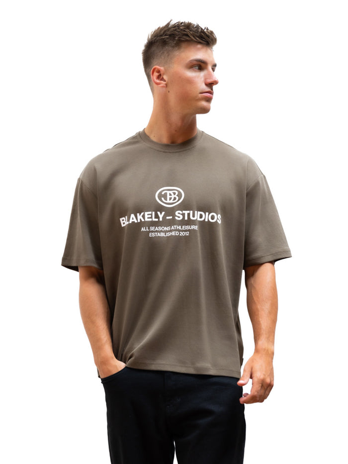 Mercer Unfitted T-Shirt - Khaki Brown