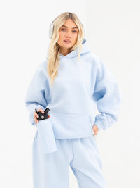 Alexis Oversized Hoodie - Powder Blue