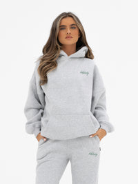 Georgia Oversized Hoodie - Marl Grey