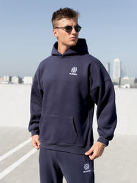 Mateo Relaxed Hoodie - True Navy