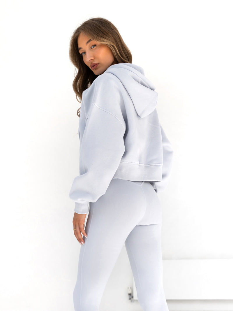 Blakely Full Zip Hoodie - Pale Blue