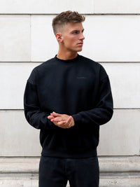 Rhys Relaxed Sweater - Black
