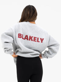 Kayla Oversized Sweater - Marl Grey