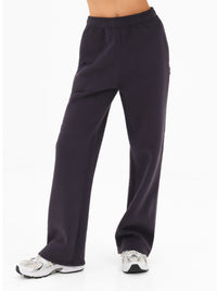 Isabel Wide Leg Sweatpants - True Navy