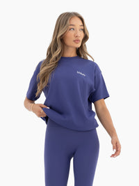 Freya Oversized T-Shirt - Bold Purple