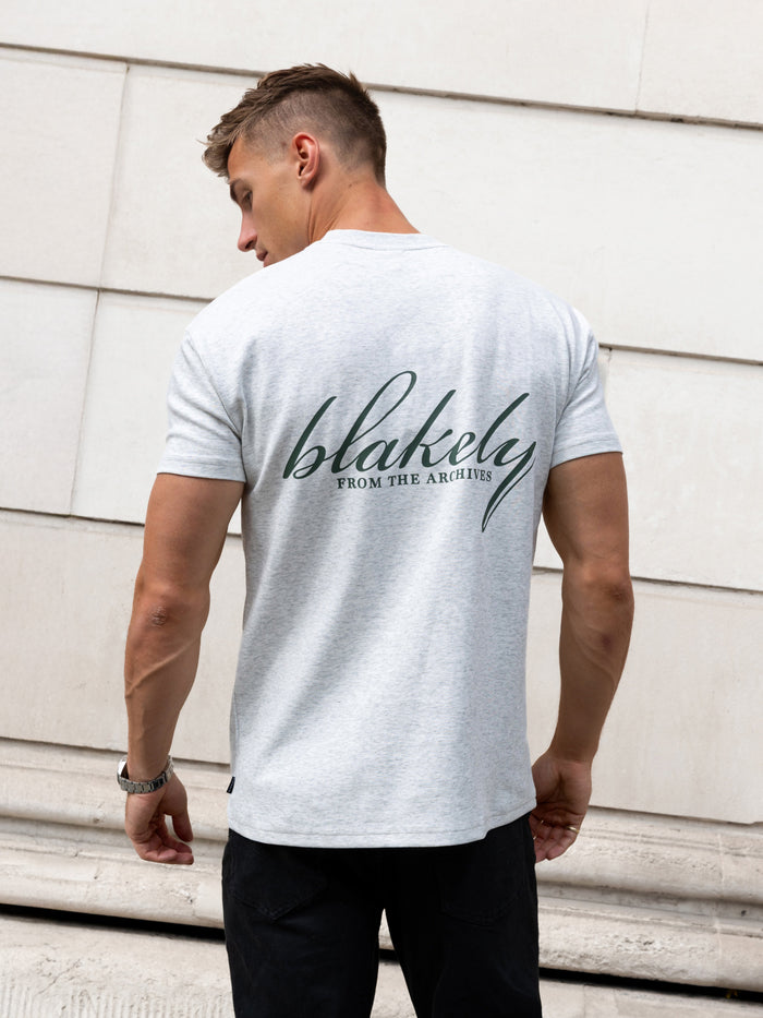 Austin Relaxed T-Shirt - Marl White