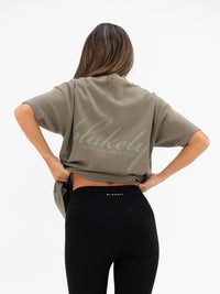 Georgia Oversized T-Shirt - Safari Green