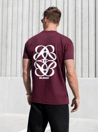 Mateo Relaxed T-Shirt - Deep Burgundy