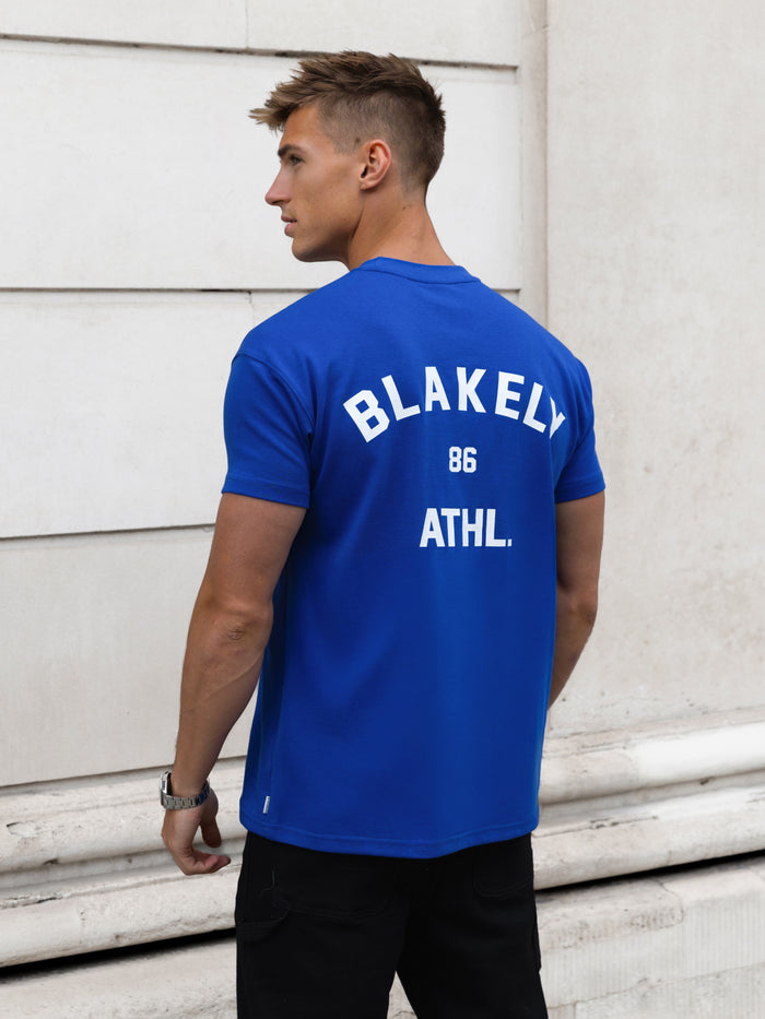 Niko Relaxed T-Shirt - Cobalt Blue