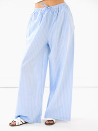 Summer Stripe Trousers - Blue Stripe