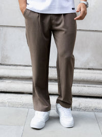 Anston Stretch Chinos - Brown