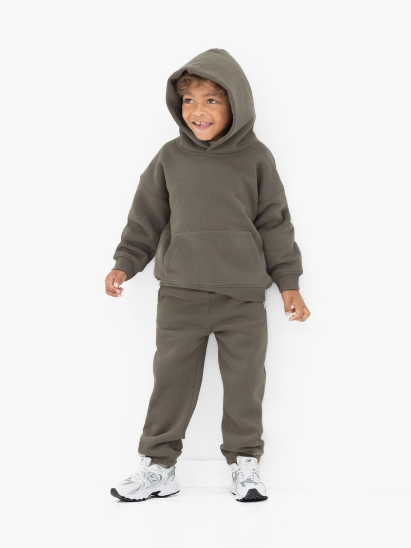 Mini Blakely Hoodie - Safari Green