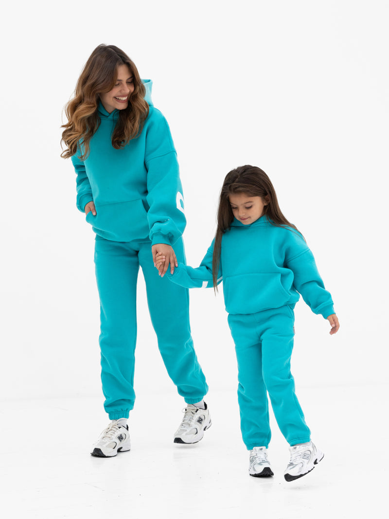 Mini Blakely Sweatpants - Aqua