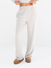 Sadie Stripe Trousers - Baby Blue Stripe