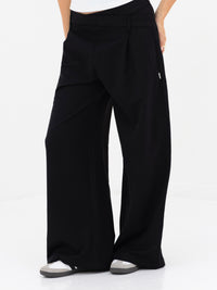 Kady Cross Over Trousers - Black