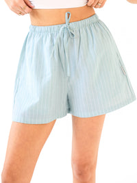 Summer Stripe Shorts - Green Stripe