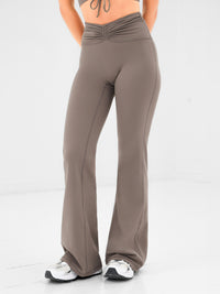 Ultimate Ruched Flares - Ash Brown