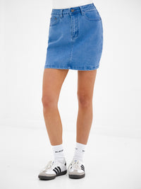 Blakely Denim Skirt - Classic Blue