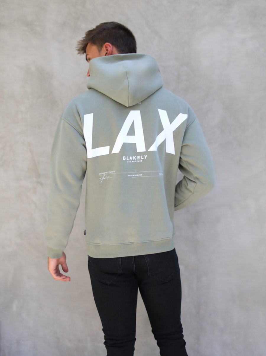 LAX Relaxed Hoodie - Olive