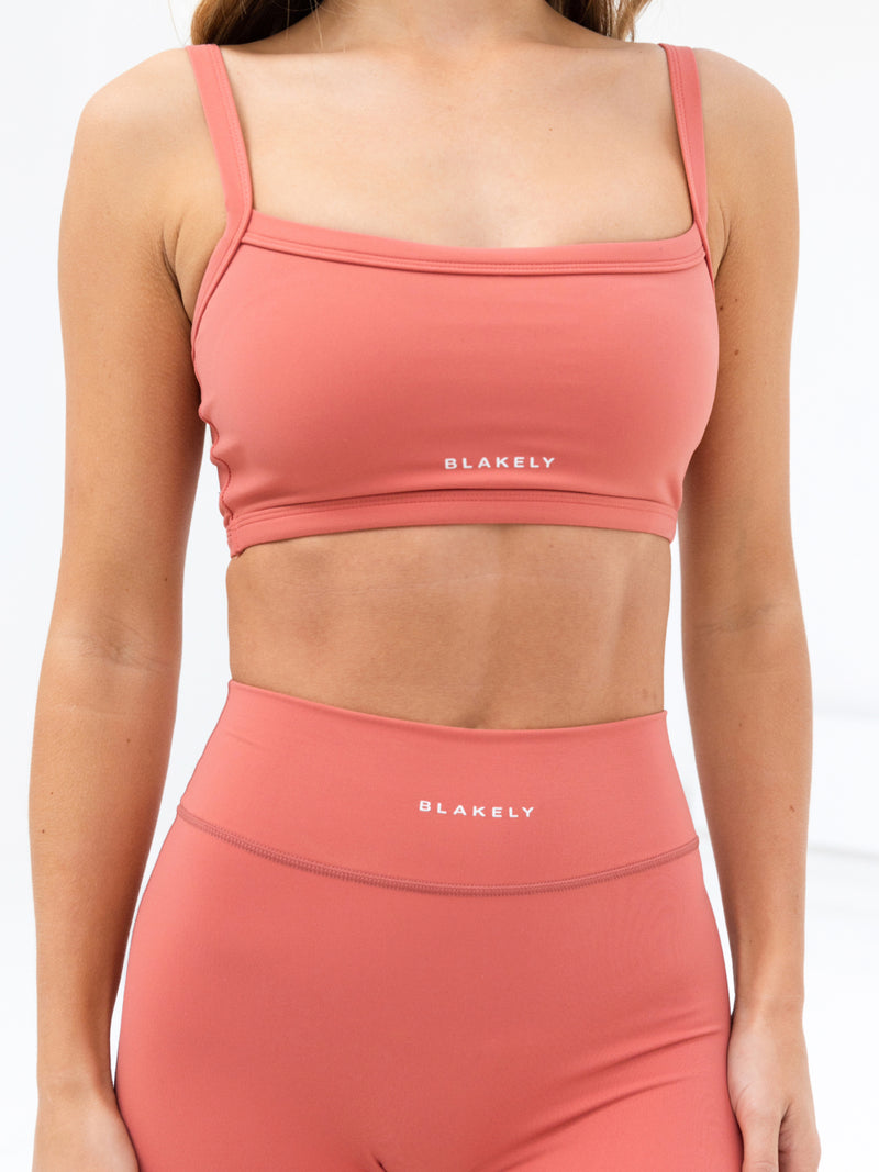 Ultimate Sports Bra - Sunrise Coral