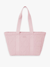 Quilted Tote Bag - Soft Pink