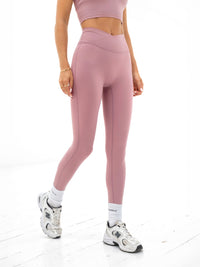 Ultimate Crossover Leggings - Dusty Pink
