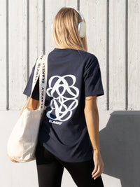 Iris Oversized T-Shirt - True Navy