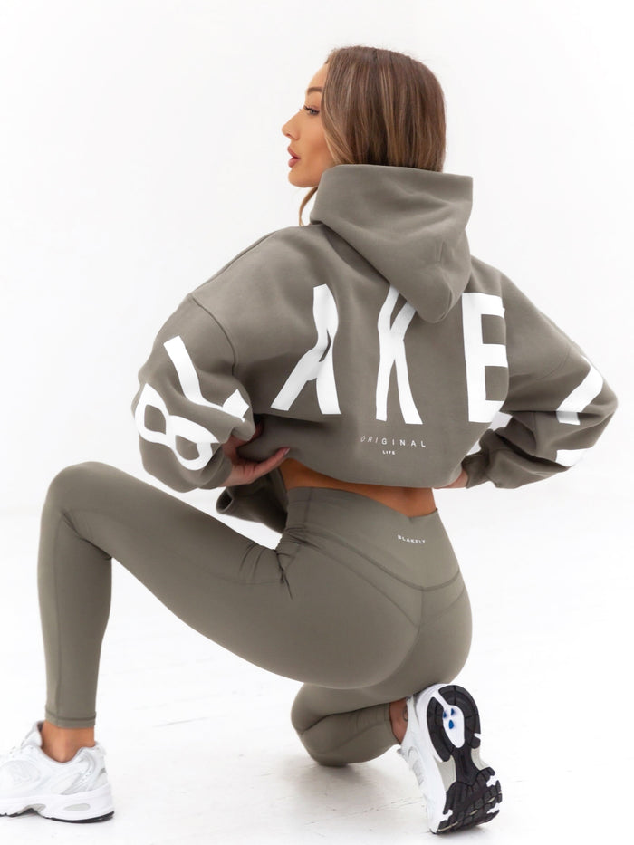 Isabel Hoodie & Leggings Set - Safari Green