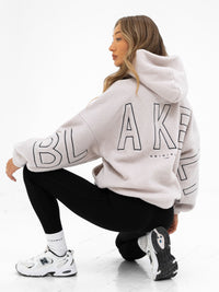 Borg Isabel Oversized Hoodie - Stone