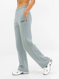 Amelie Wide Leg Sweatpants - Mineral Blue