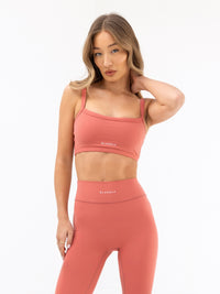 Ultimate Sports Bra - Sunrise Coral