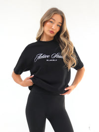 Off Duty Oversized T-Shirt - Black