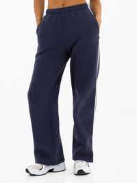 Jada Wide Leg Sweatpants - True Navy