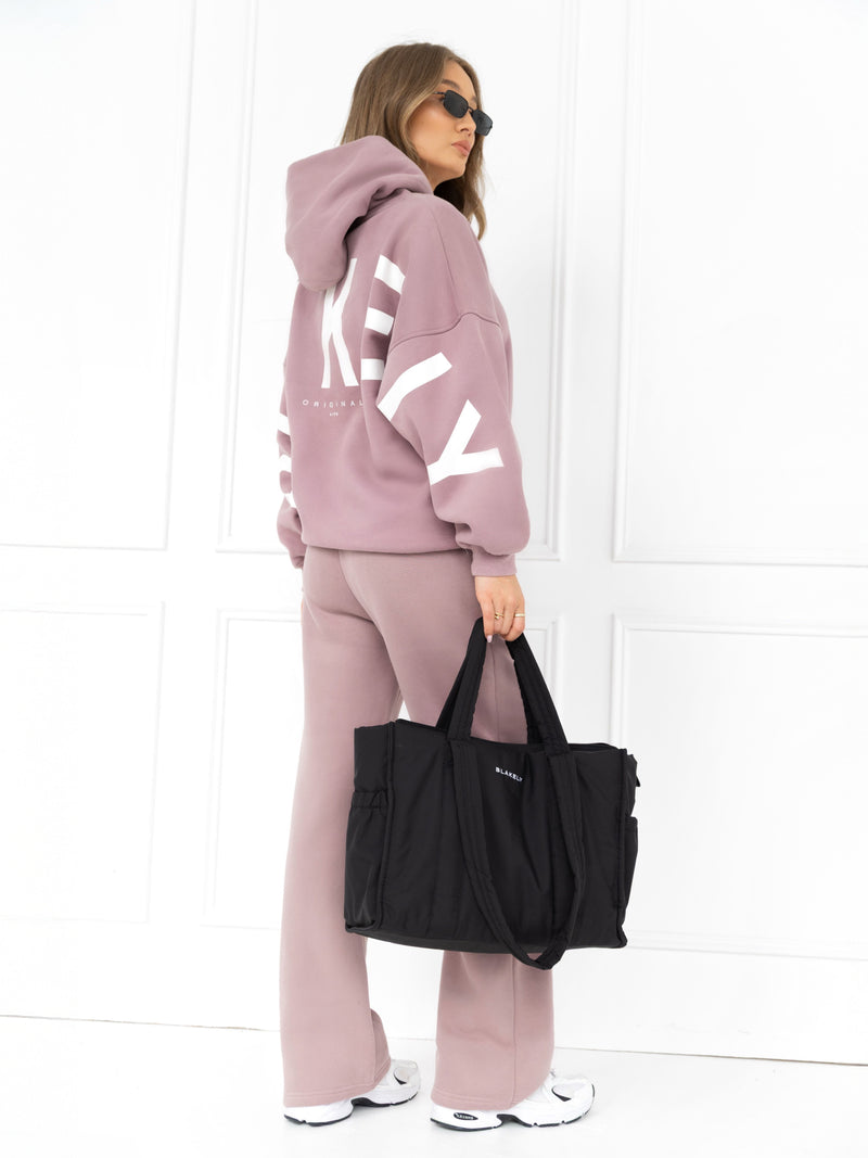 Isabel Wide Leg Sweatpants - Dusty Pink