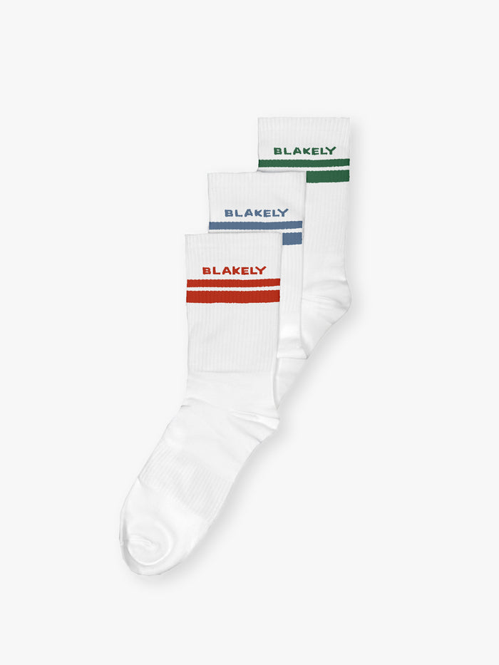 Pacer 610 Crew Socks 3 Pack - Mixed